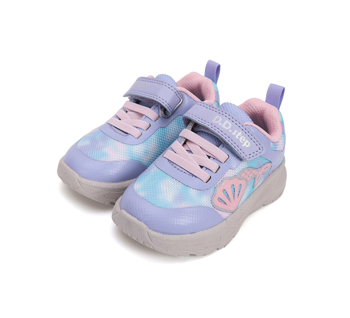 D.D.Step pantofi fete sport 22-27 Mauve cu peste Imagine principală a produsului