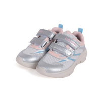 D.D.Step pantofi fete sport 24-29, White cu roz si albastru
