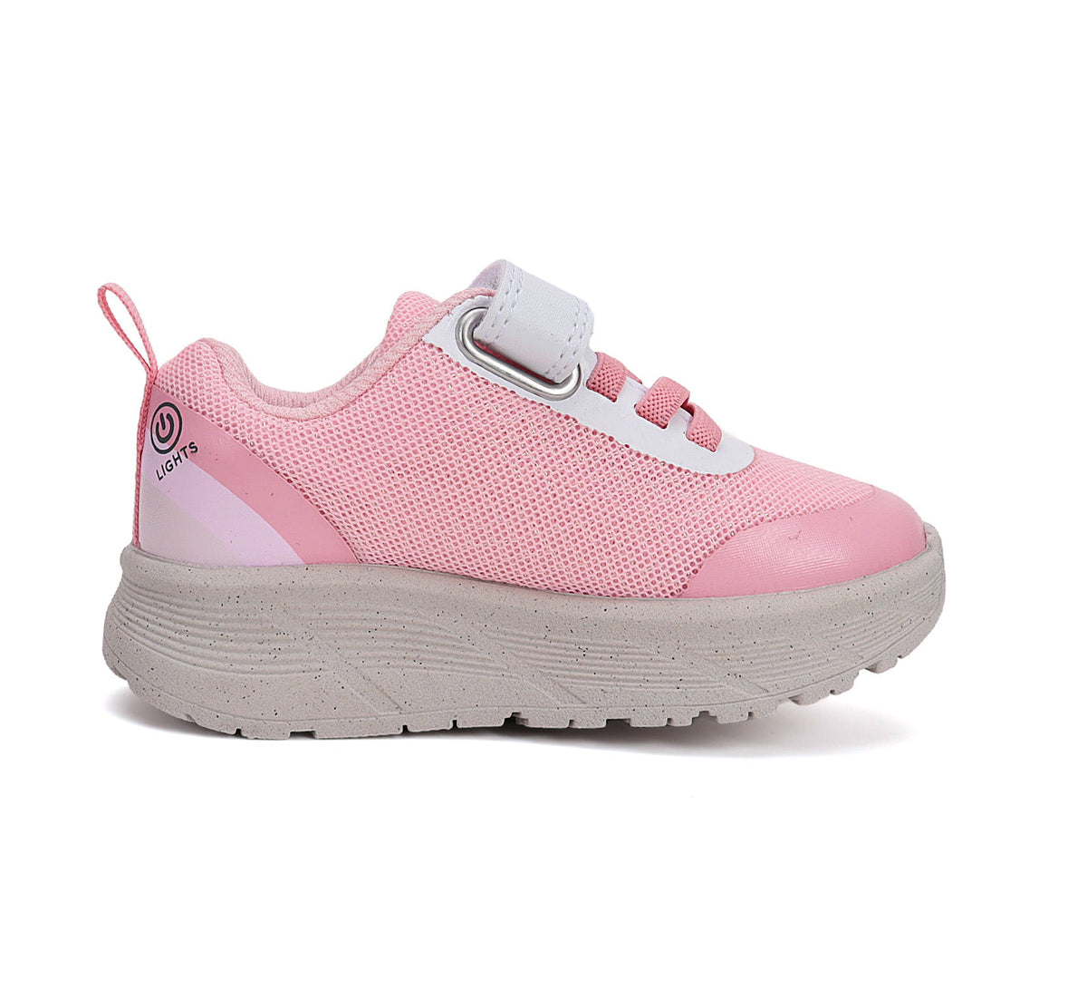 D.D.Step LED-es sportcipő lányoknak 22-27 Daisy Pink rózsával