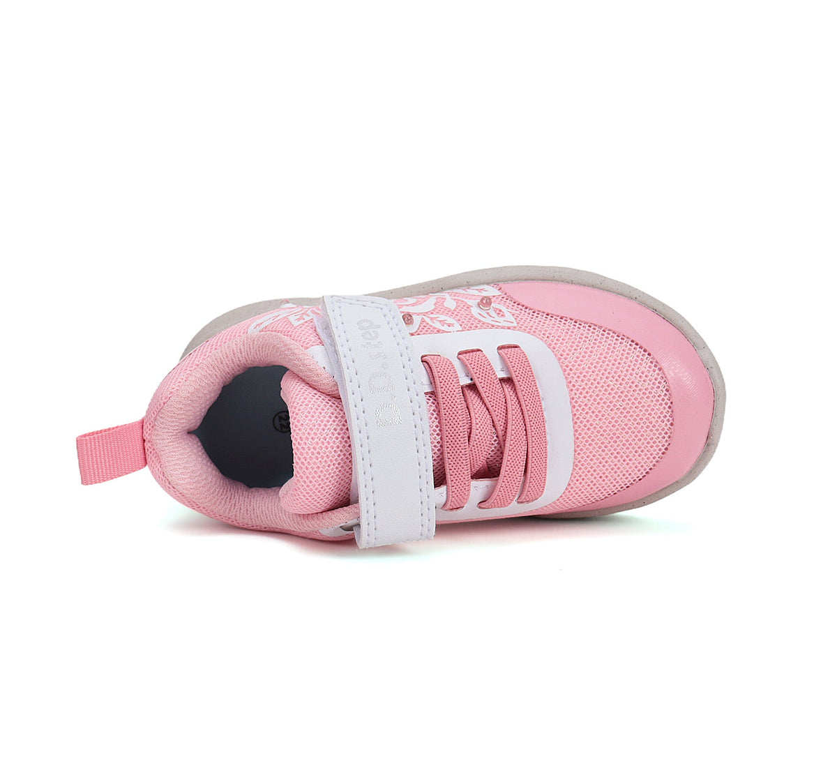 D.D.Step LED-es sportcipő lányoknak 22-27 Daisy Pink rózsával