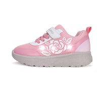 D.D.Step LED-es sportcipő lányoknak 22-27 Daisy Pink rózsával