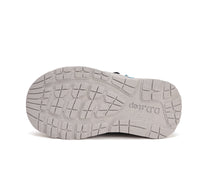 D.D.Step pantofi fete sport cu LED 22-27 Silver cu trandafir