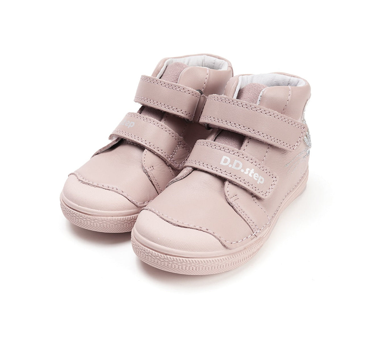D.D.Step pantofi fetite 25-30 Baby Pink cu fluturas Imagine principală a produsului