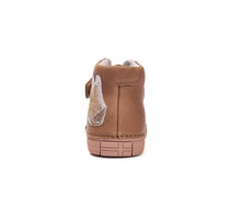 D.D.Step pantofi fetite 25-30 Chocolate cu fluturas