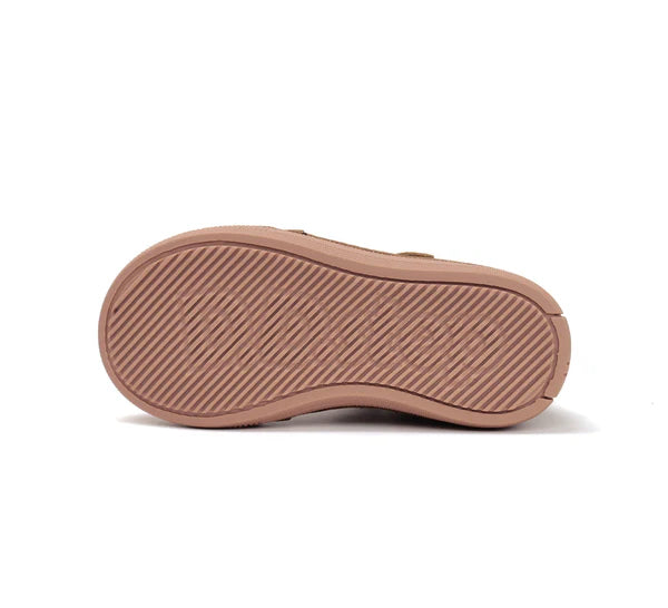 D.D.Step pantofi fetite 25-30 Chocolate cu fluturas