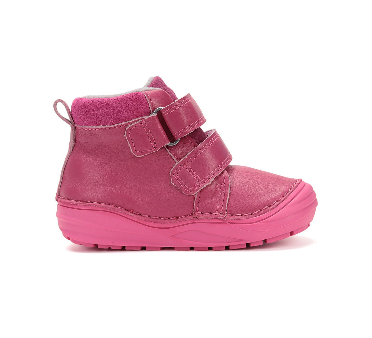 D.D.Step pantofi fetite captusiti 20-25 Dark Pink cu copac inflorit