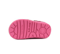 D.D.Step pantofi fetite captusiti 20-25 Dark Pink cu copac inflorit