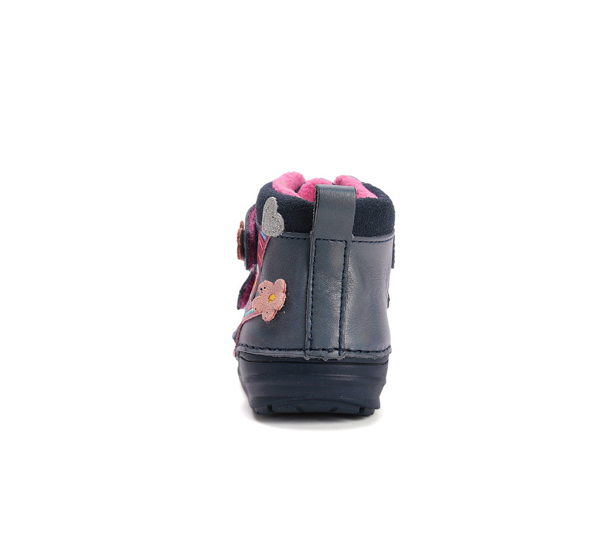 D.D.Step pantofi fetite captusiti 20-25 Royal Blue cu copac inflorit