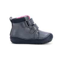 D.D.Step pantofi fetite captusiti 20-25 Royal Blue cu copac inflorit