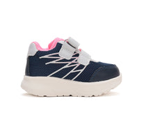 D.D.Step pantofi fete sport cu LED 22-27 Royal Blue cu inimioara