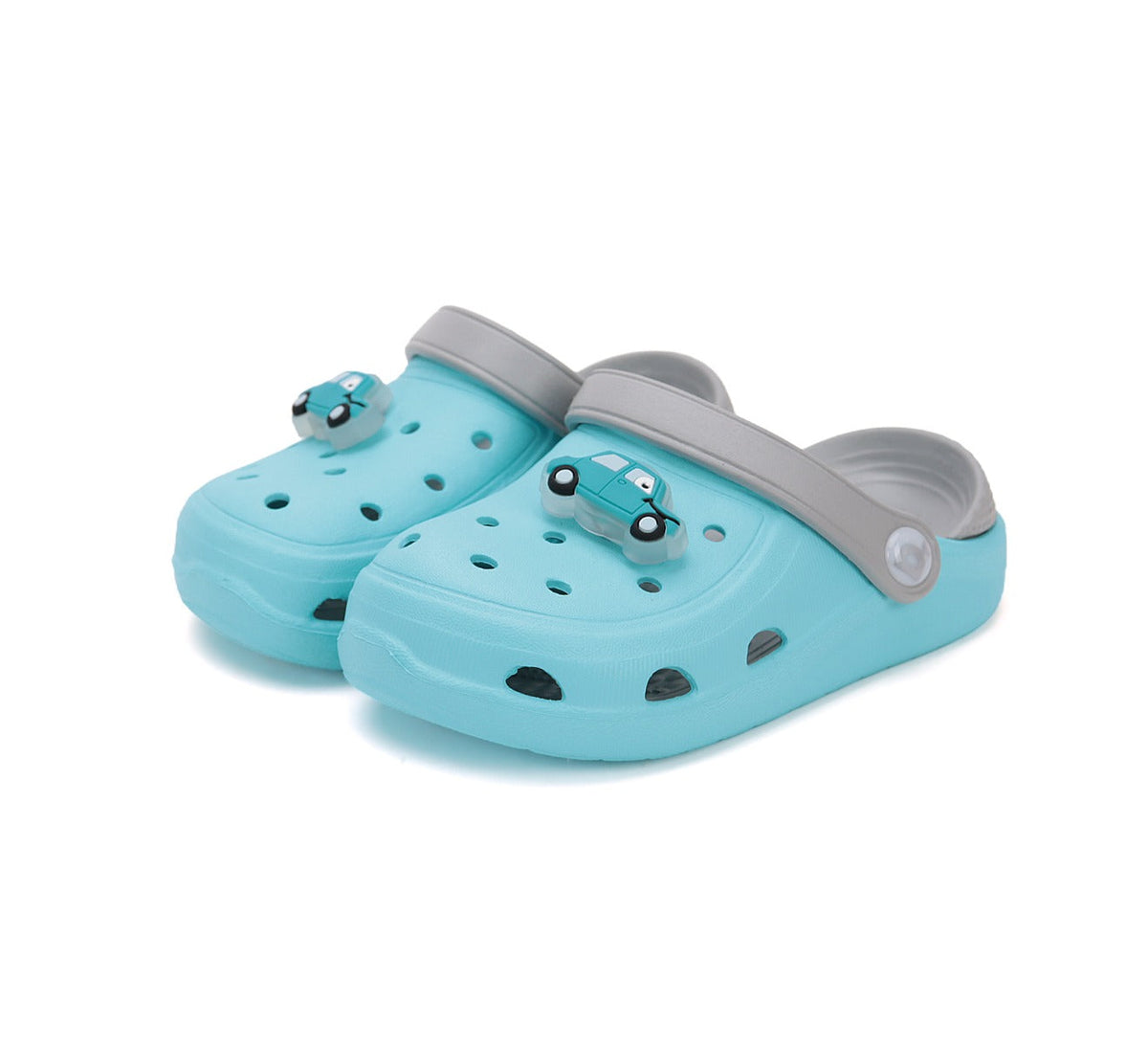 D.D.Step papuci baieti din cauciuc 26-31 Calypso sky cu masinuta Imagine principală a produsului