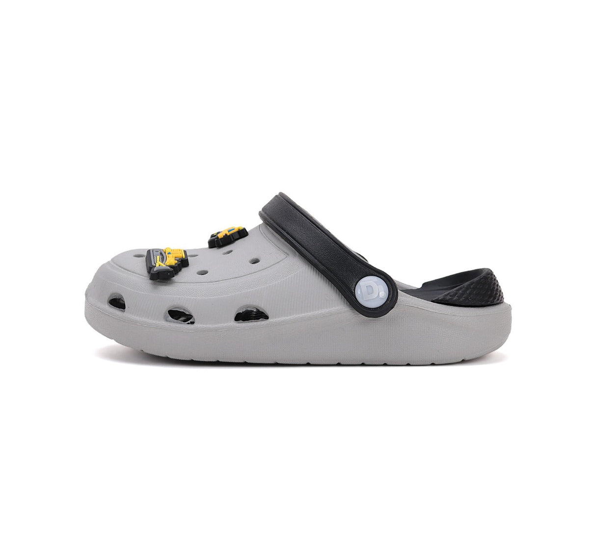 D.D.Step papuci baieti din cauciuc 20-25 Grey cu masini utilitare