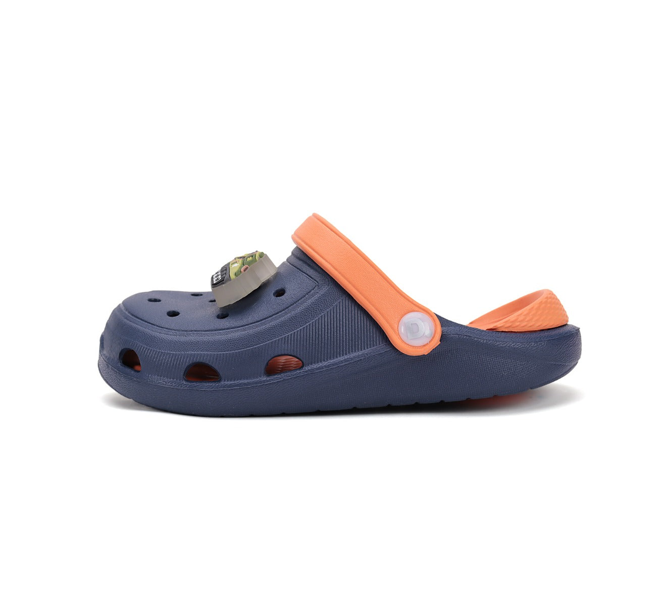 D.D.Step papuci baieti din cauciuc cu LED 26-31 Royal Blue cu tanc Imagine secundară a produsului