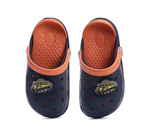 D.D.Step papuci baieti din cauciuc 26-31 Royal Blue cu tanc