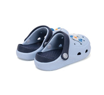 D.D.Step papuci baieti din cauciuc 26-31 Sky Blue cu masini utilitare