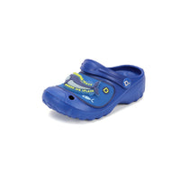 D.D.Step papuci baieti din cauciuc cu LED 20-25 Calypso Sky cu balena