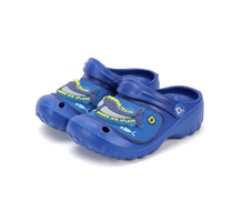 D.D.Step papuci baieti din cauciuc cu LED 20-25 Calypso Sky cu balena