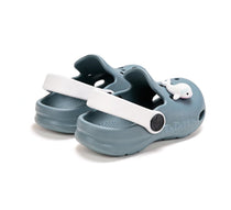D.D.Step papuci baieti din cauciuc tip sabot 22-33 Monet Blue cu balena