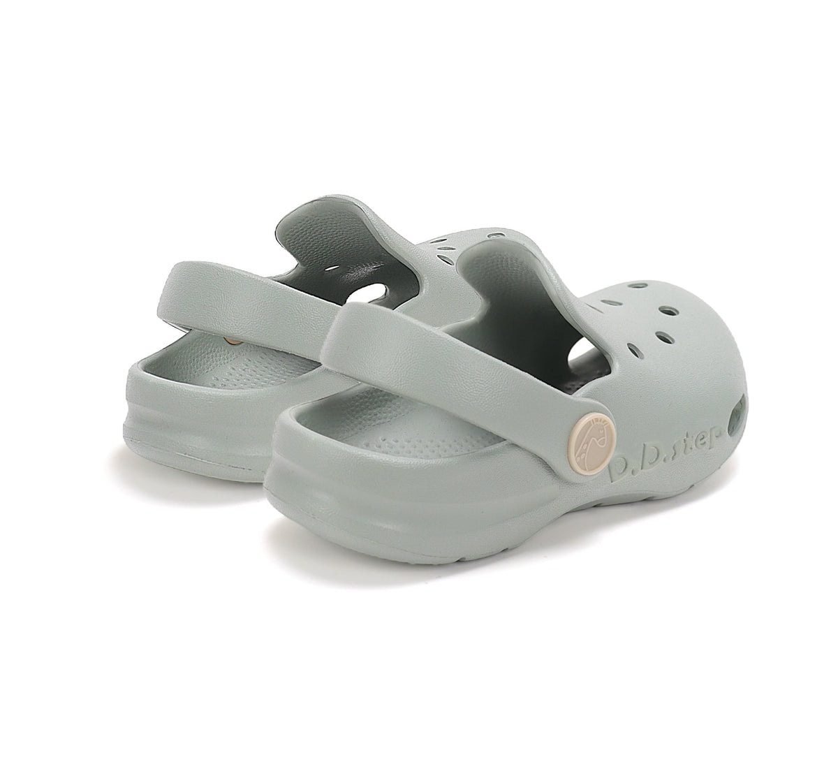D.D.Step papuci baieti din cauciuc tip sabot 22-33 Water Lily Green