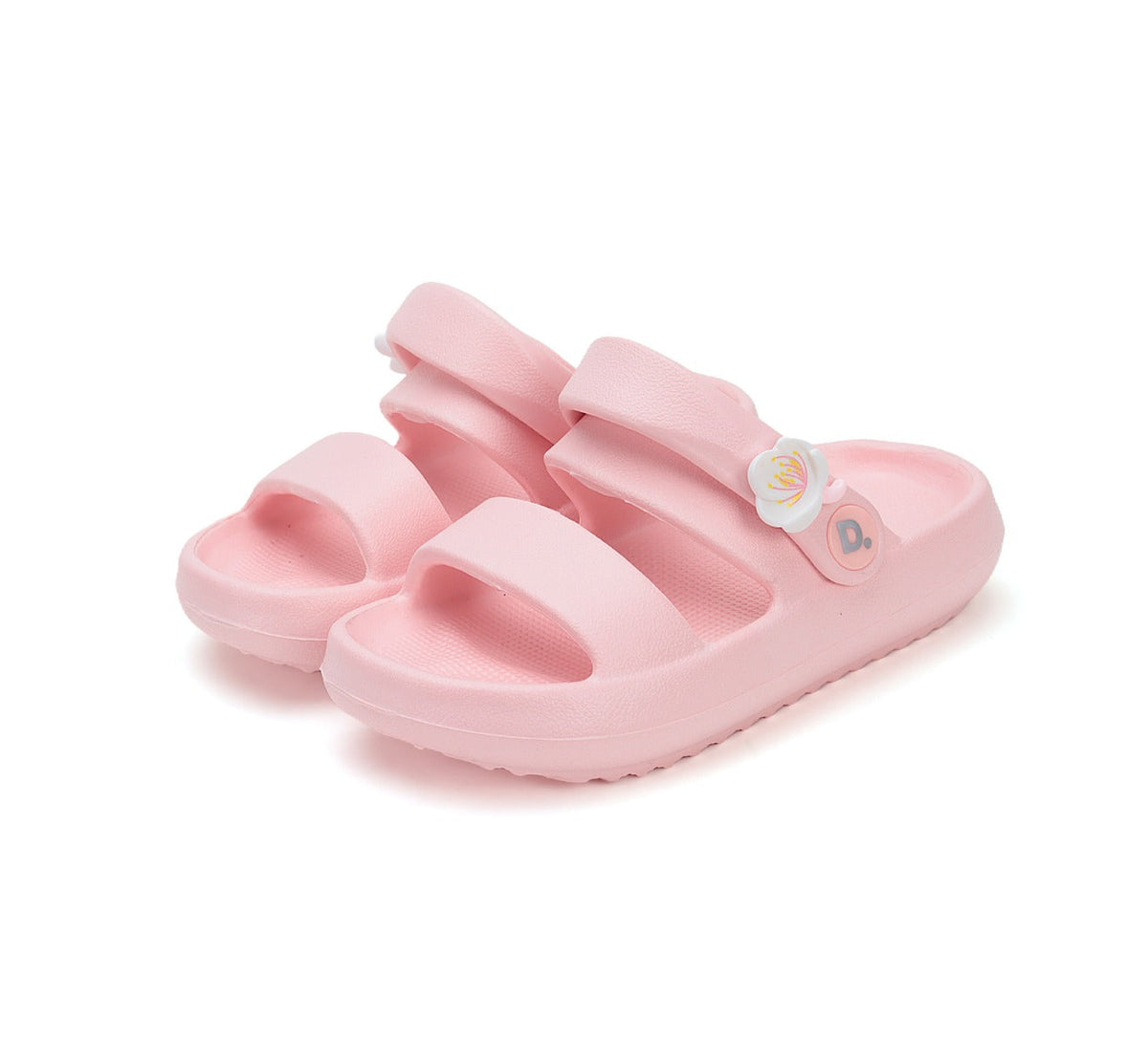 D.D.Step papuci fete deschisi  din cauciuc 26-31 Baby Pink