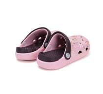 D.D.Step papuci fete din cauciuc 26-31 Baby Pink cu frunze