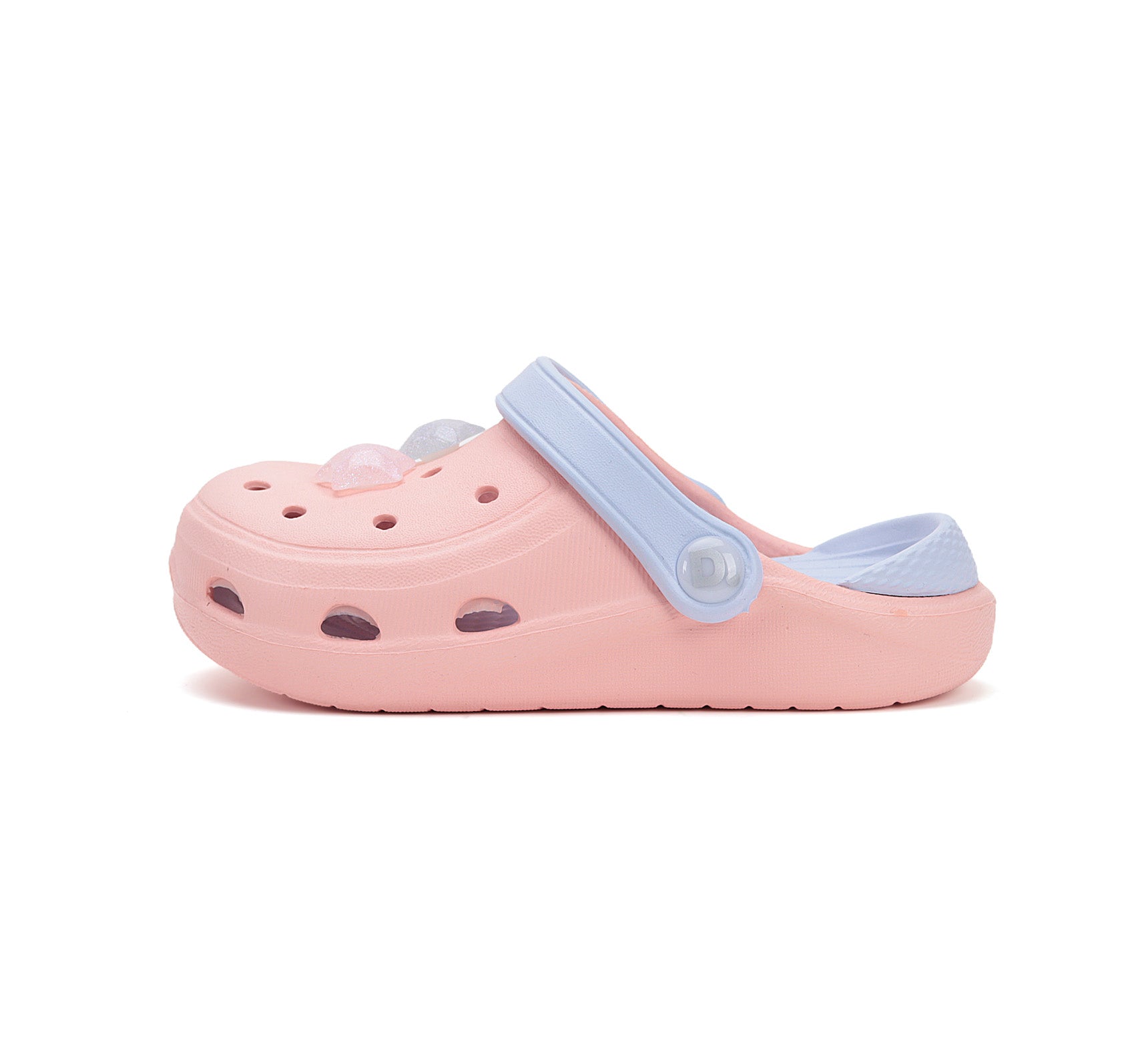 D.D.Step gumicsizma lányoknak 20-31 Baby Pink csillagokkal Másodlagos kép