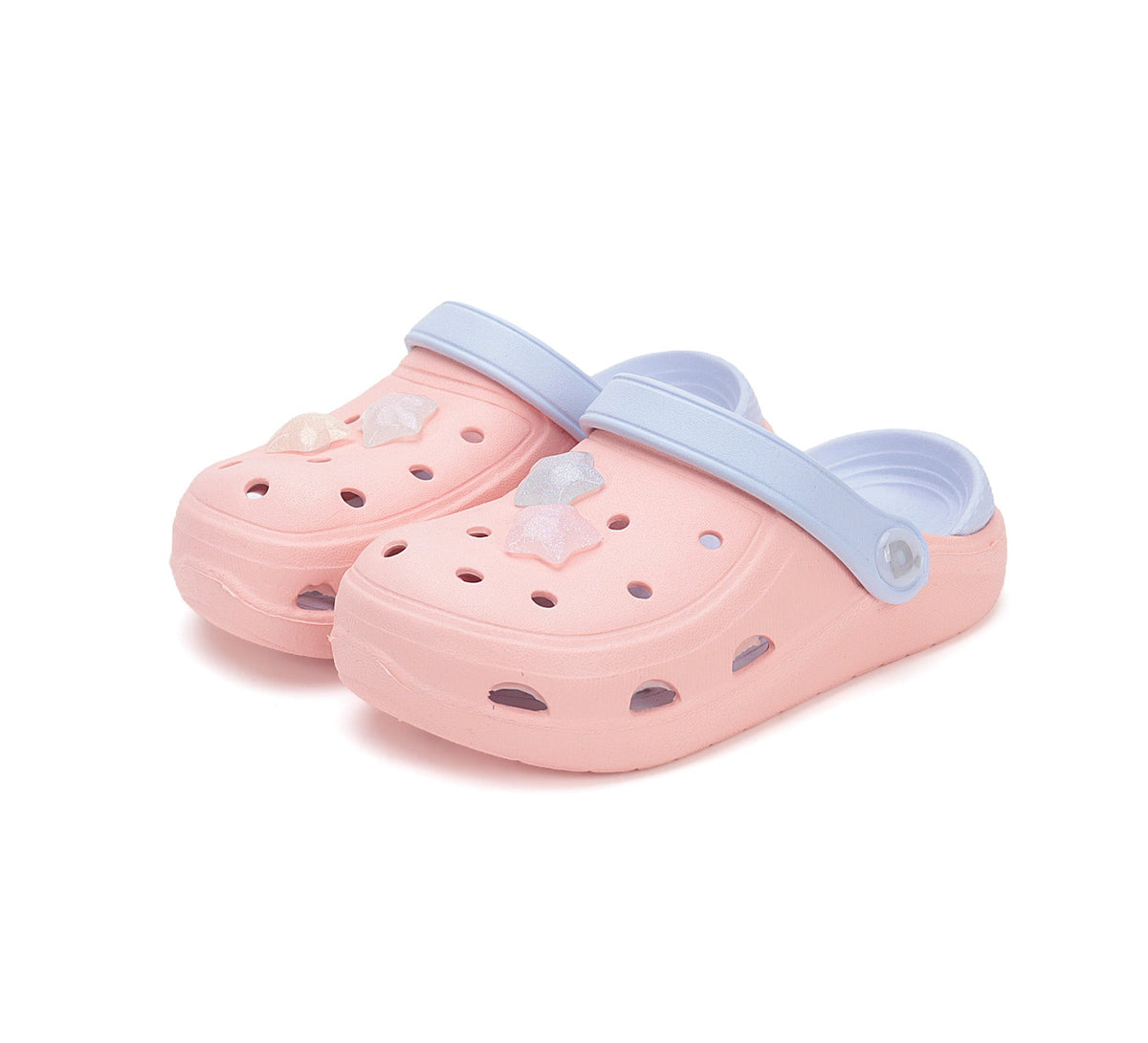 D.D.Step gumicsizma lányoknak 20-31 Baby Pink csillagokkal Fő kép