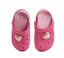 D.D.Step papuci fete din cauciuc 26-31 Dark Pink cu unicorn