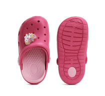 D.D.Step papuci fete din cauciuc 26-31 Dark Pink cu unicorn