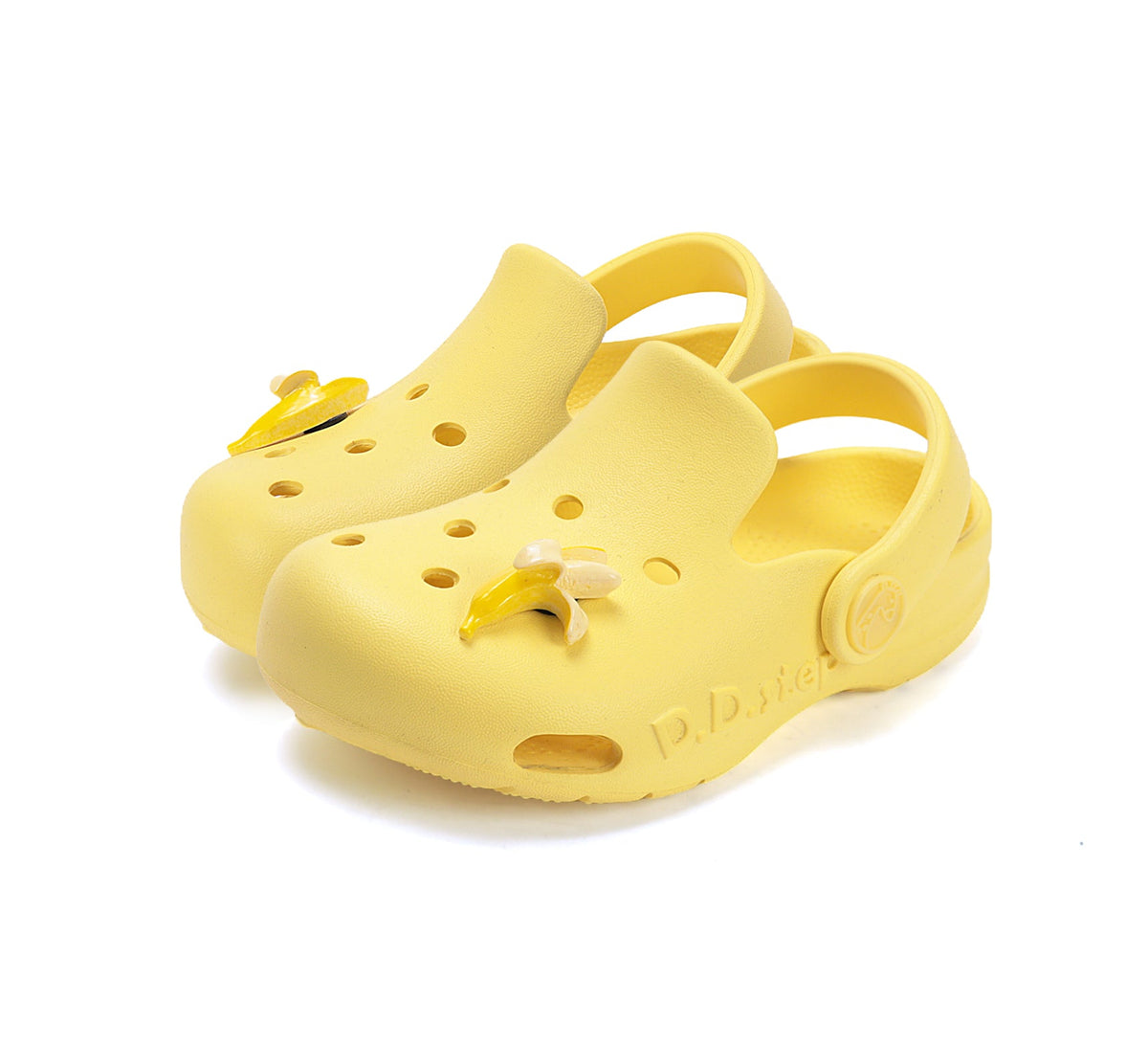 D.D.Step papuci fete din cauciuc tip sabot 22-33 Lemon cu banana Imagine principală a produsului