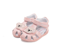 D.D.Step sandale fete 18-25 Baby Pink cu ursulet