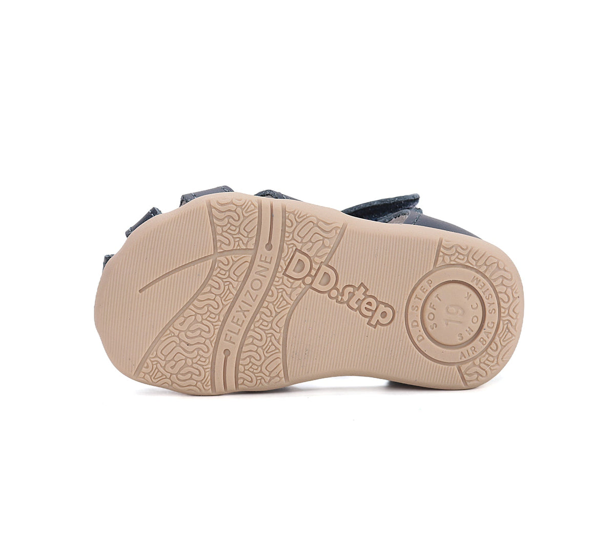 D.D.Step sandale baieti 18-25 Royal Blue cu hippo