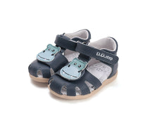 D.D.Step sandale baieti 18-25 Royal Blue cu hippo