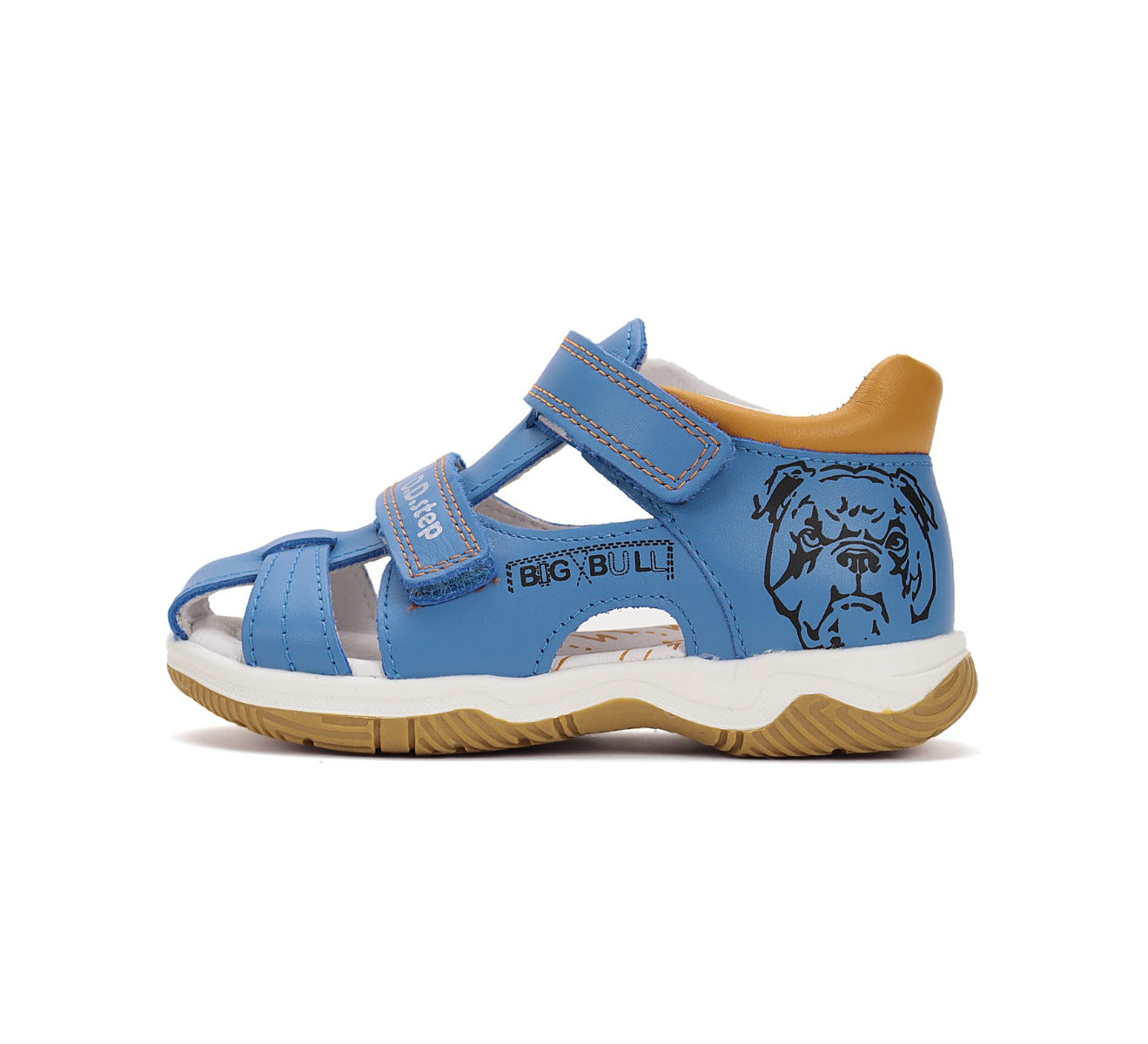 D.D.Step sandale baieti 19-24 Bermuda Blue cu caine Imagine secundară a produsului