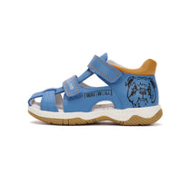 D.D.Step sandale baieti 19-24 Bermuda Blue cu caine