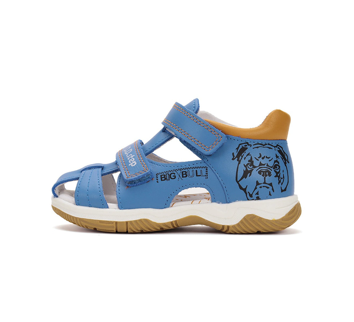D.D.Step sandale baieti 19-24 Bermuda Blue cu caine