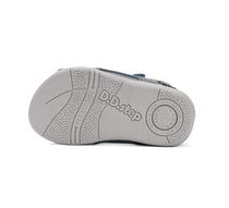 D.D.Step sandale baieti 19-24 Bermuda Blue cu excavator