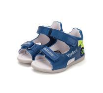 D.D.Step sandale baieti 25-30 Bermuda blue cu excavator