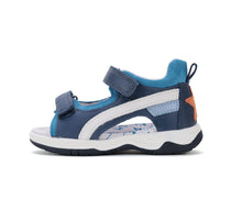 D.D.Step sandale baieti 19-24 Bermuda Blue cu stea