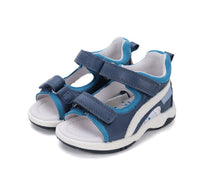 D.D.Step sandale baieti 19-24 Bermuda Blue cu stea