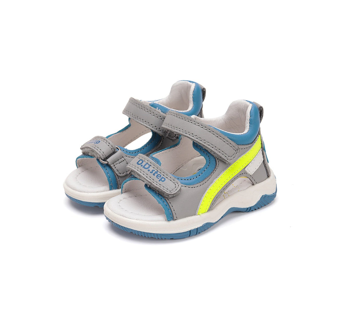 D.D.Step sandale baieti 19-24 Grey cu stea