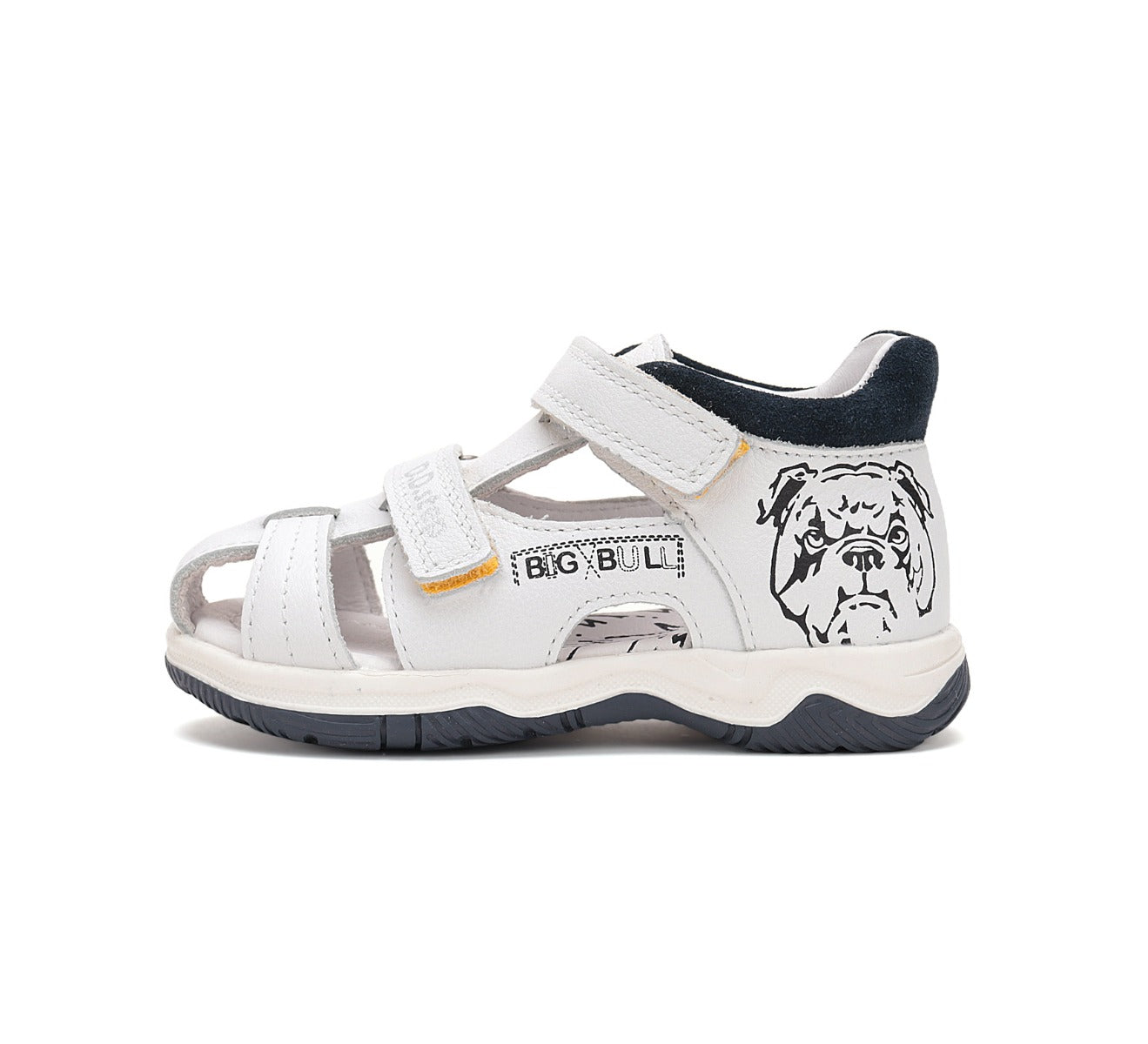 D.D.Step sandale baieti 19-24 White cu caine Imagine secundară a produsului