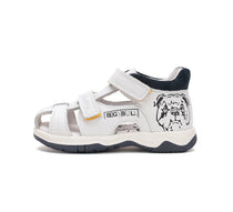 D.D.Step sandale baieti 19-24 White cu caine