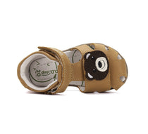 D.D.Step sandale baieti 19-24 Yellow cu ursulet