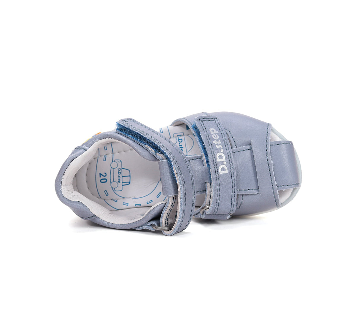 D.D.Step sandale baieti 20-25 Aero Blue cu pusisor