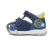 D.D.Step sandale baieti 20-25 Bermuda Blue cu minge