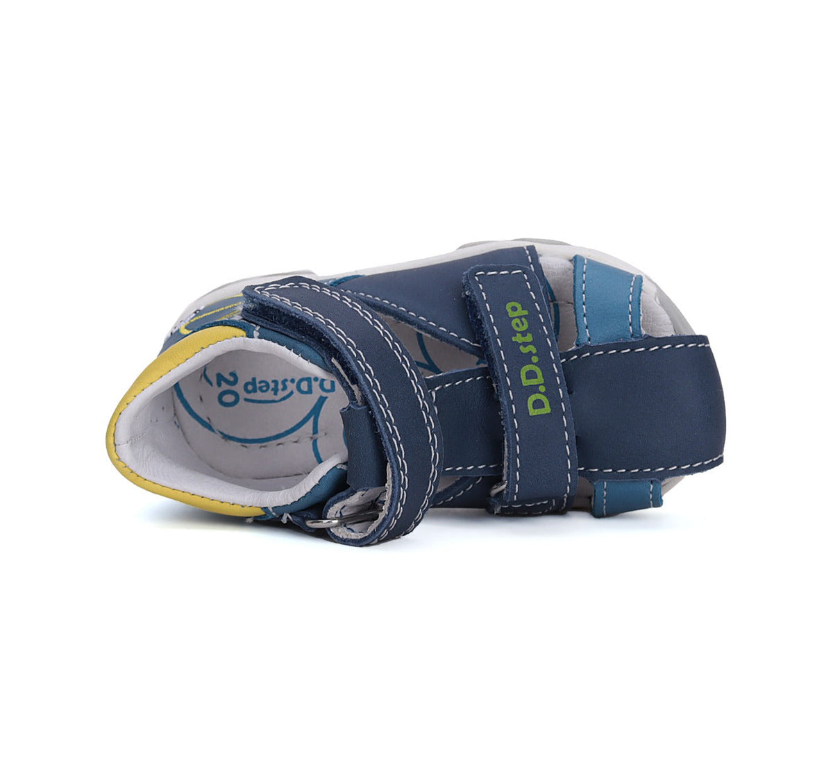 D.D.Step sandale baieti 20-25 Bermuda Blue cu minge
