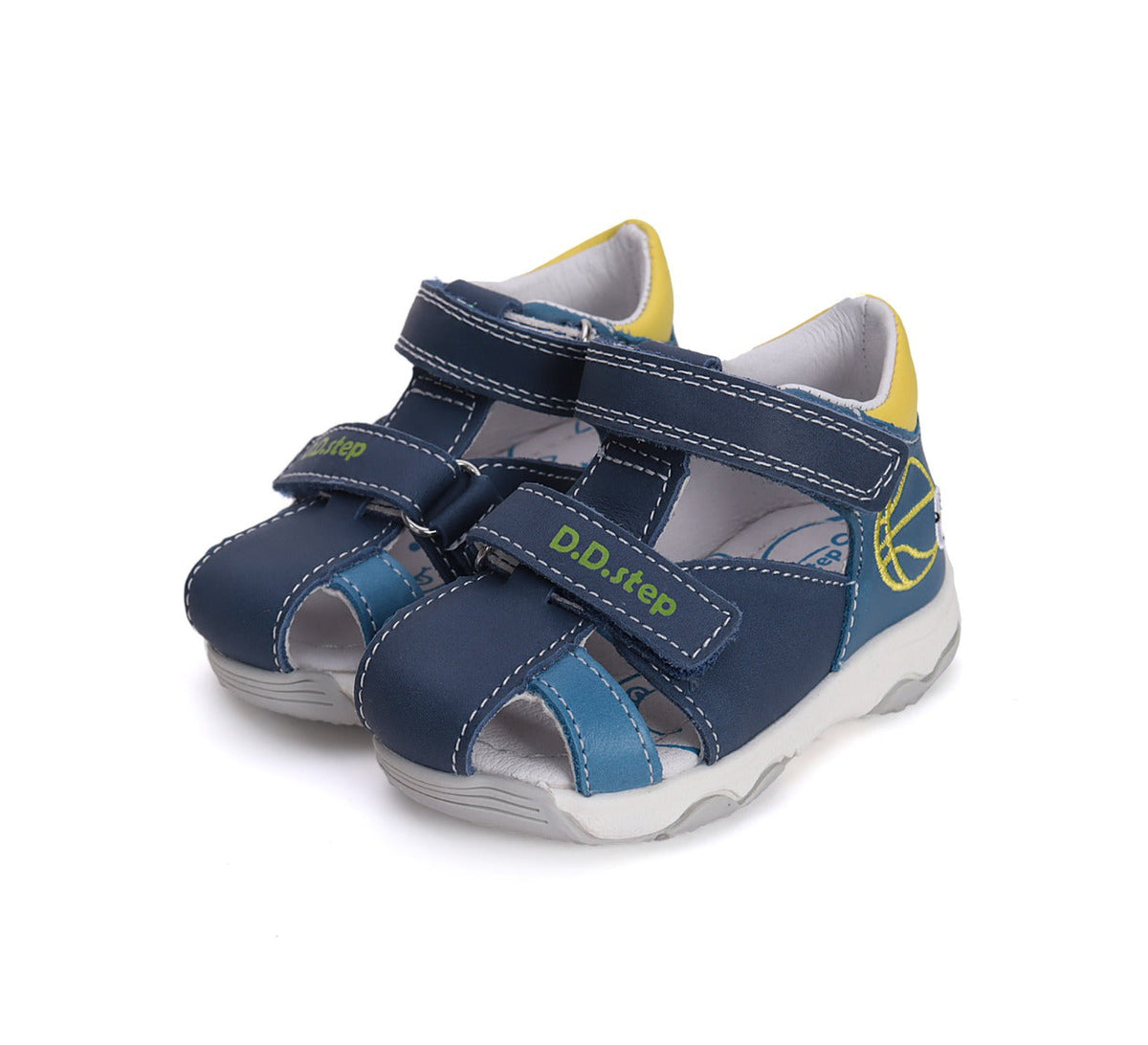 D.D.Step sandale baieti 20-25 Bermuda Blue cu minge Fő kép