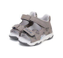 D.D.Step sandale baieti 20-25 Grey cu pizza
