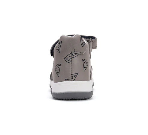 D.D.Step sandale baieti 20-25 Grey cu pizza